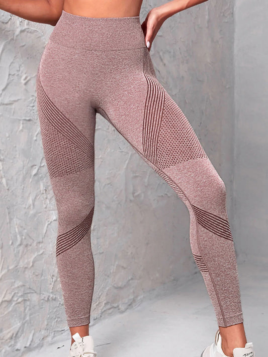 High-Waist Compression Leggings with Butt Lift, designed for shaping and support during workouts or everyday wear.