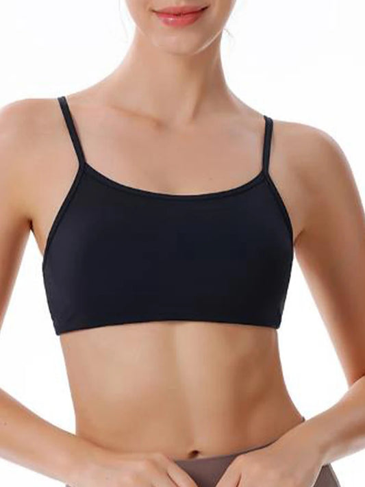 Women Seamless High Impact Sports Bra in black, designed for comfort and support during intense workouts.
